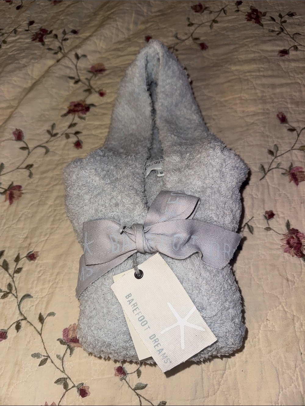 Barefoot Dreams Light blue PLUSH Hooded zipper top.